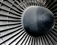 jet engine blades fan intake aviation